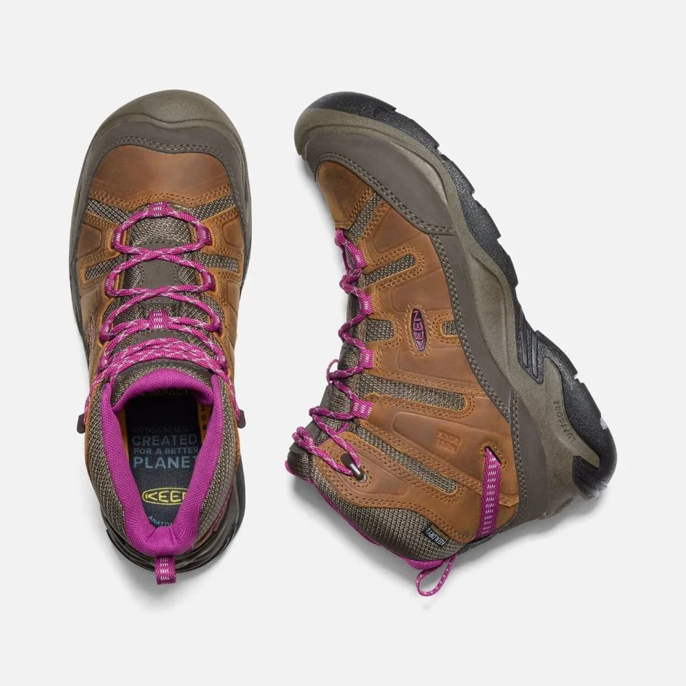 KEEN Circadia Vent Hiking Boot Shoe Waterproof  Syrup Bosenberry  Women's - Picture 4 of 16